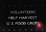 Image of vegetable harvest and canning in USA in World War 2 Maine United States USA, 1943, second 1 stock footage video 65675034899