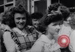 Image of vegetable harvest and canning in USA in World War 2 Maine United States USA, 1943, second 15 stock footage video 65675034899