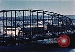 Image of steel bridge Alaska USA, 1954, second 4 stock footage video 65675034929
