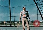 Image tennis Elmendorf Air Force Base Alaska USA, 1954, de la seconde 6 séquences d'archives historiques vidéo 65675034944