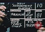 Image of military man Elmendorf Air Force Base Alaska USA, 1954, second 1 stock footage video 65675034957