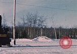 Image of US Army  Alco S-2 locomotive Fort Richardson Alaska USA, 1954, second 4 stock footage video 65675035013