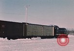 Image of US Army  Alco S-2 locomotive Fort Richardson Alaska USA, 1954, second 21 stock footage video 65675035013