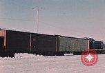 Image of US Army  Alco S-2 locomotive Fort Richardson Alaska USA, 1954, second 23 stock footage video 65675035013