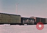 Image of US Army  Alco S-2 locomotive Fort Richardson Alaska USA, 1954, second 30 stock footage video 65675035013
