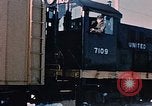 Image of US Army  Alco S-2 locomotive Fort Richardson Alaska USA, 1954, second 32 stock footage video 65675035013