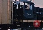 Image of US Army  Alco S-2 locomotive Fort Richardson Alaska USA, 1954, second 33 stock footage video 65675035013