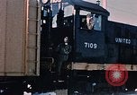 Image of US Army  Alco S-2 locomotive Fort Richardson Alaska USA, 1954, second 39 stock footage video 65675035013