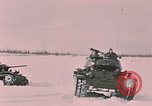 Image of M-24 tanks Fort Richardson Alaska USA, 1954, second 7 stock footage video 65675035021