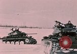Image of M-24 tanks Fort Richardson Alaska USA, 1954, second 10 stock footage video 65675035021