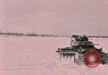 Image of M-24 tanks Fort Richardson Alaska USA, 1954, second 15 stock footage video 65675035021