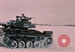 Image of M-24 tanks Fort Richardson Alaska USA, 1954, second 21 stock footage video 65675035021