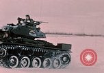 Image of M-24 tanks Fort Richardson Alaska USA, 1954, second 22 stock footage video 65675035021