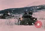 Image of M-24 tanks Fort Richardson Alaska USA, 1954, second 40 stock footage video 65675035021