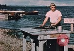 Standbild Lake Louise Fischerei Camp Lake Louise Alaska USA, 1954, aus Sekunde 28 historischem Filmmaterial Videoclip 65675035022