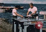Standbild Lake Louise Fischerei Camp Lake Louise Alaska USA, 1954, aus Sekunde 38 historischem Filmmaterial Videoclip 65675035022
