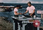 Standbild Lake Louise Fischerei Camp Lake Louise Alaska USA, 1954, aus Sekunde 40 historischem Filmmaterial Videoclip 65675035022