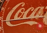 Image of Coca Cola thermometer Alaska USA, 1954, second 6 stock footage video 65675035033