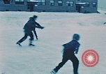 Image of ice skating Anchorage Alaska USA, 1954, second 10 stock footage video 65675035034