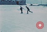 Image of ice skating Anchorage Alaska USA, 1954, second 20 stock footage video 65675035034