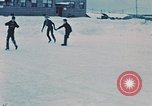 Image of ice skating Anchorage Alaska USA, 1954, second 33 stock footage video 65675035034