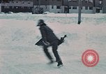Image of ice skating Anchorage Alaska USA, 1954, second 50 stock footage video 65675035034