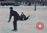 Image of ice skating Anchorage Alaska USA, 1954, second 57 stock footage video 65675035034