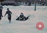 Image of ice skating Anchorage Alaska USA, 1954, second 59 stock footage video 65675035034