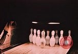 Image of bowling Alaska USA, 1955, second 28 stock footage video 65675035043