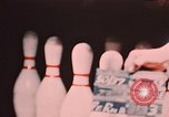 Image of bowling Alaska USA, 1955, second 37 stock footage video 65675035043