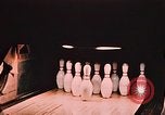 Image of bowling Alaska USA, 1955, second 38 stock footage video 65675035043