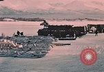 Image of C-119 aircraft Alaska Elmendorf Air Force Base USA, 1955, second 7 stock footage video 65675035047