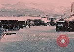 Image of C-119 aircraft Alaska Elmendorf Air Force Base USA, 1955, second 10 stock footage video 65675035047