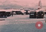 Image of C-119 aircraft Alaska Elmendorf Air Force Base USA, 1955, second 11 stock footage video 65675035047
