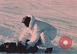 Image of C-119 aircraft Alaska Elmendorf Air Force Base USA, 1955, second 22 stock footage video 65675035047
