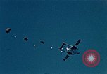 Image of C-119 aircraft Alaska Elmendorf Air Force Base USA, 1955, second 26 stock footage video 65675035047