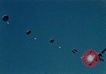 Image of C-119 aircraft Alaska Elmendorf Air Force Base USA, 1955, second 27 stock footage video 65675035047