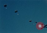 Image of C-119 aircraft Alaska Elmendorf Air Force Base USA, 1955, second 28 stock footage video 65675035047