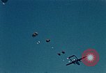 Image of C-119 aircraft Alaska Elmendorf Air Force Base USA, 1955, second 29 stock footage video 65675035047