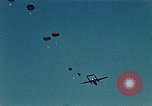 Image of C-119 aircraft Alaska Elmendorf Air Force Base USA, 1955, second 31 stock footage video 65675035047