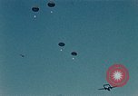 Image of C-119 aircraft Alaska Elmendorf Air Force Base USA, 1955, second 34 stock footage video 65675035047