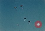 Image of C-119 aircraft Alaska Elmendorf Air Force Base USA, 1955, second 35 stock footage video 65675035047