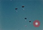 Image of C-119 aircraft Alaska Elmendorf Air Force Base USA, 1955, second 36 stock footage video 65675035047