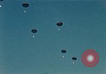 Image of C-119 aircraft Alaska Elmendorf Air Force Base USA, 1955, second 39 stock footage video 65675035047
