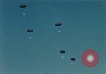 Image of C-119 aircraft Alaska Elmendorf Air Force Base USA, 1955, second 40 stock footage video 65675035047