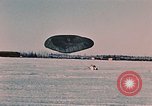 Image of C-119 aircraft Alaska Elmendorf Air Force Base USA, 1955, second 50 stock footage video 65675035047