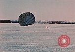 Image of C-119 aircraft Alaska Elmendorf Air Force Base USA, 1955, second 52 stock footage video 65675035047