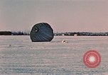 Image of C-119 aircraft Alaska Elmendorf Air Force Base USA, 1955, second 55 stock footage video 65675035047
