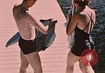 Image of bather Alaska USA, 1954, second 22 stock footage video 65675035048