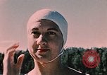 Image of bather Alaska USA, 1954, second 38 stock footage video 65675035048